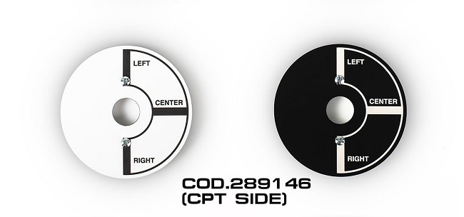 Fsc b737 steering tiller pro cpt indicator plates